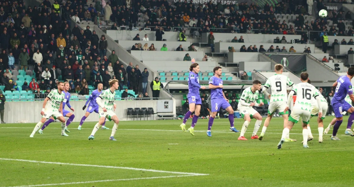 Detalj sa utakmice iz Ljubljane - Olimpija protiv Borca (FOTO: Slaven Petković)