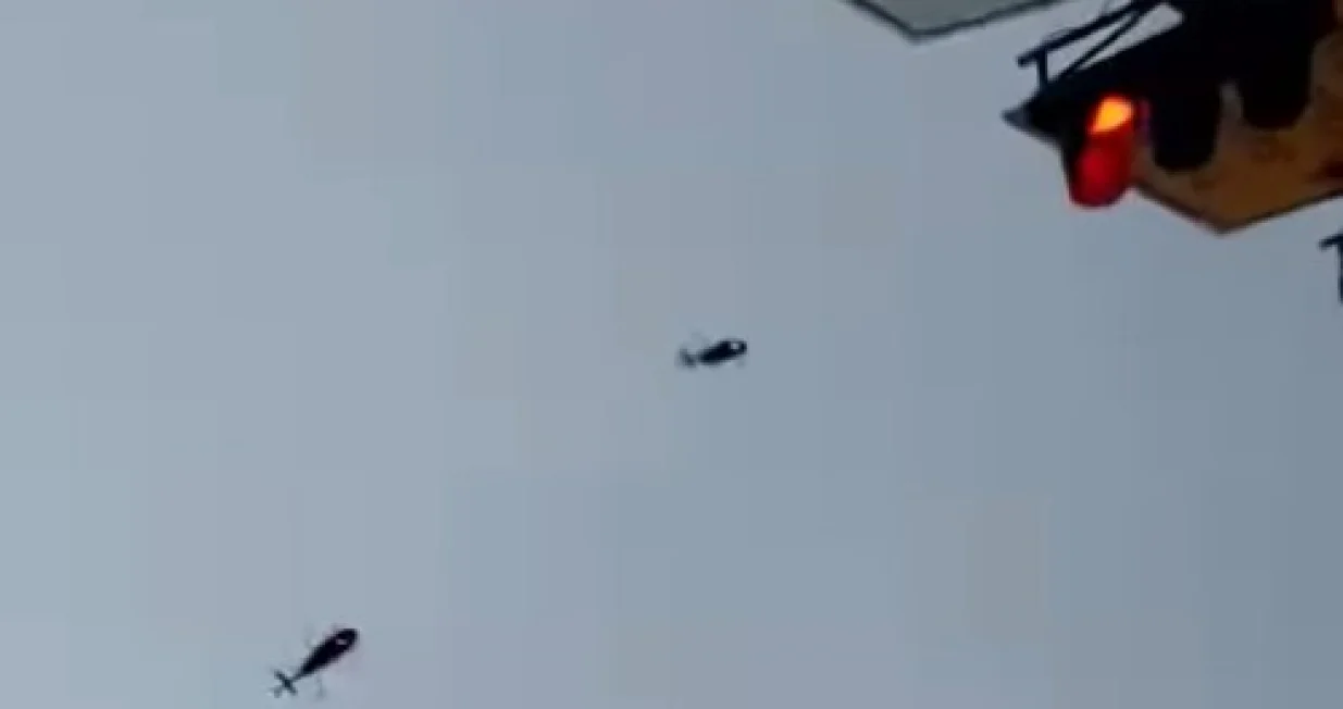 Helikopteri iznad Banje Luke/Screenshot/Screenshot 