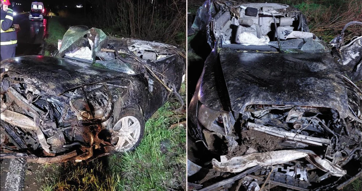 Automobil je potpuno smrskan/Facebook/Facebook