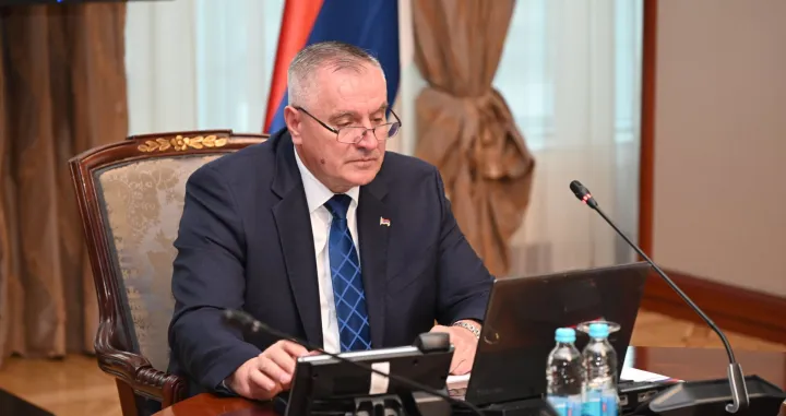 Radovan Višković; Sjednica Vlade RS-a//