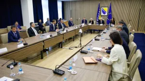 Sastanak u zgradi institucija BiH/Damir Deljo