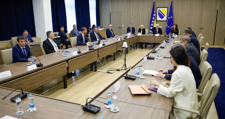 Sastanak u zgradi institucija BiH/Damir Deljo