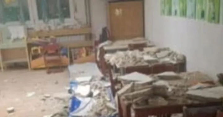 Bosanska Dubica, Kozarska Dubica, vrtić, obrušavanje plafona u vrtiću/Nezavisne