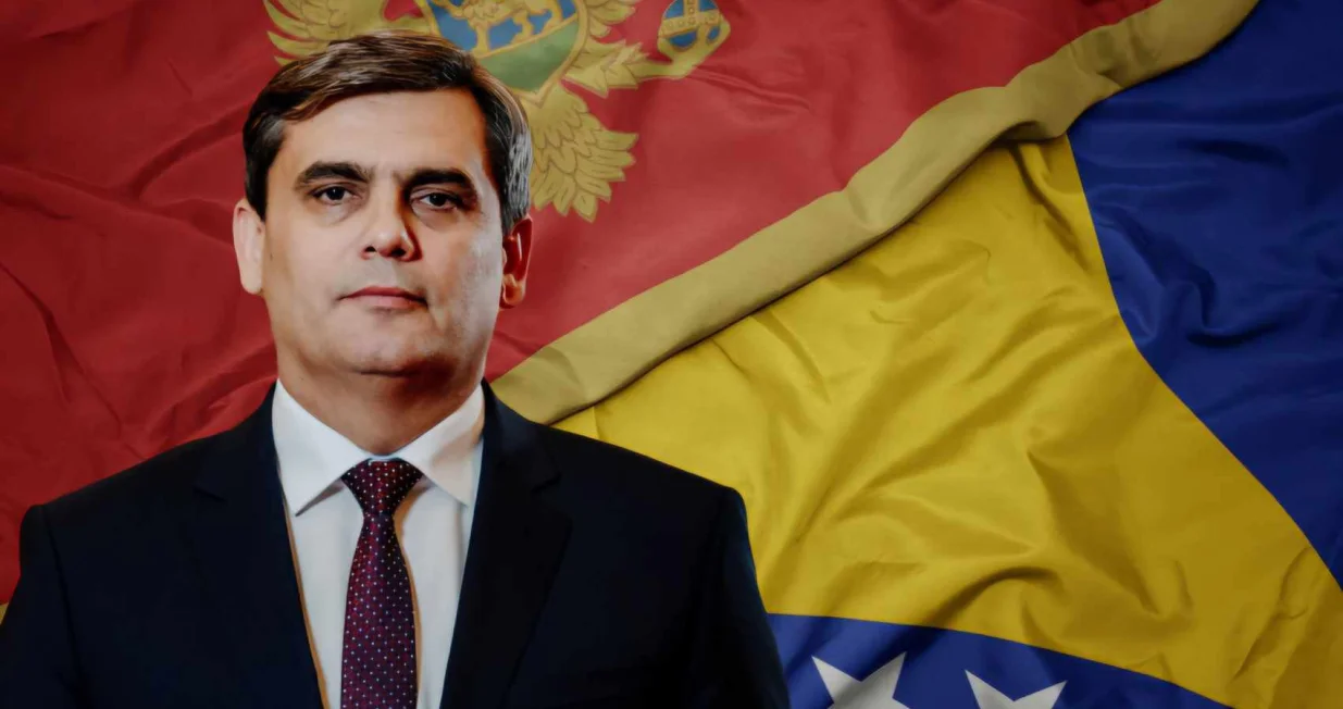 Ervin Ibrahimović zastave crne gore i bih/Lejla Sofradžija, Oslobođenje, X