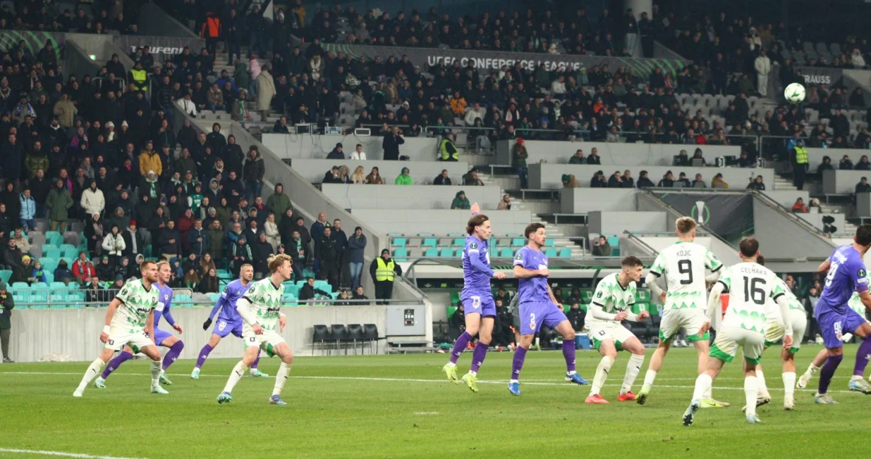 Detalj sa utakmice iz Ljubljane - Olimpija protiv Borca (FOTO: Slaven Petković)