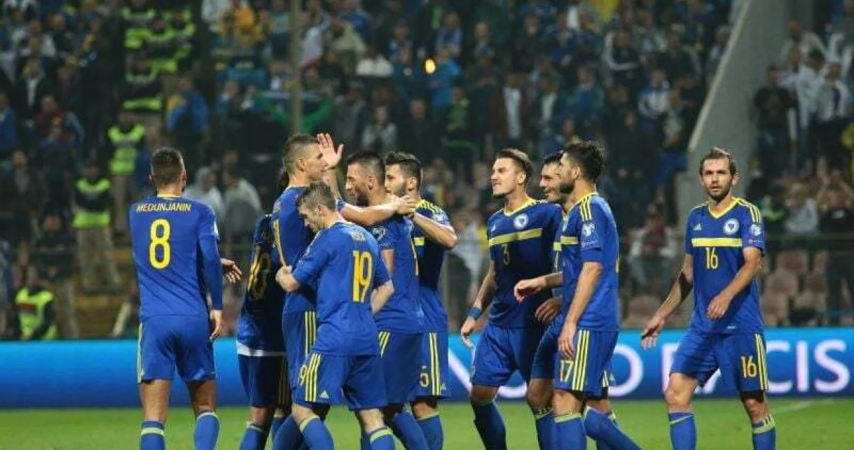 Haris Medunjanin i Ervin Zukanović (FOTO: N/FS BiH)