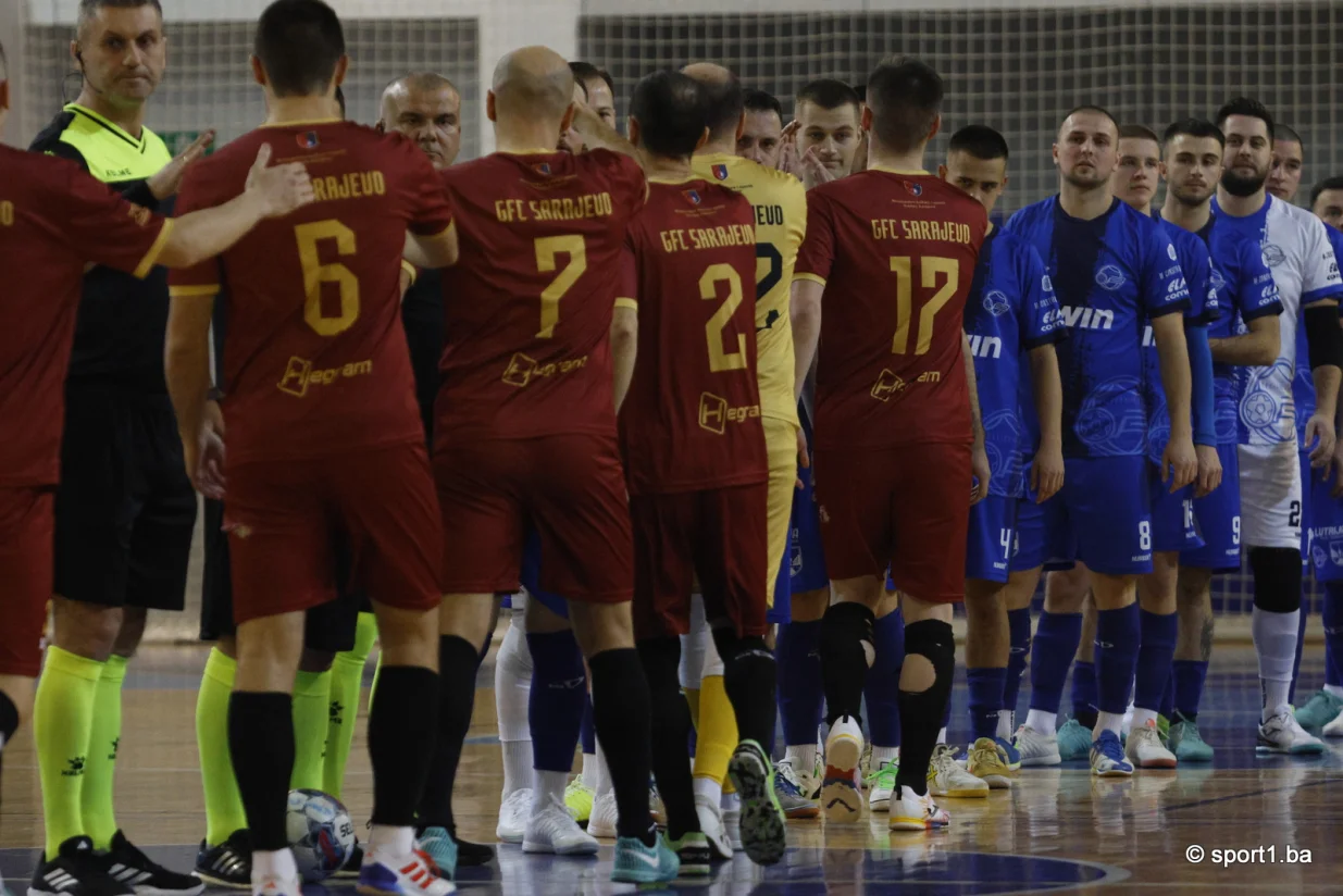 Futsal Željezničar - GFC Sarajevo (FOTO: Sanel Konjhodžić/Sport1)