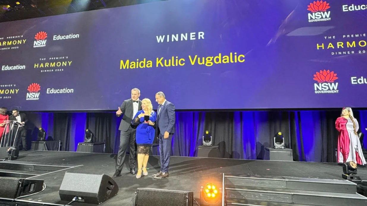 Maida Kulić Vugdalić, priznanje Vlade Australije/Privatni Album