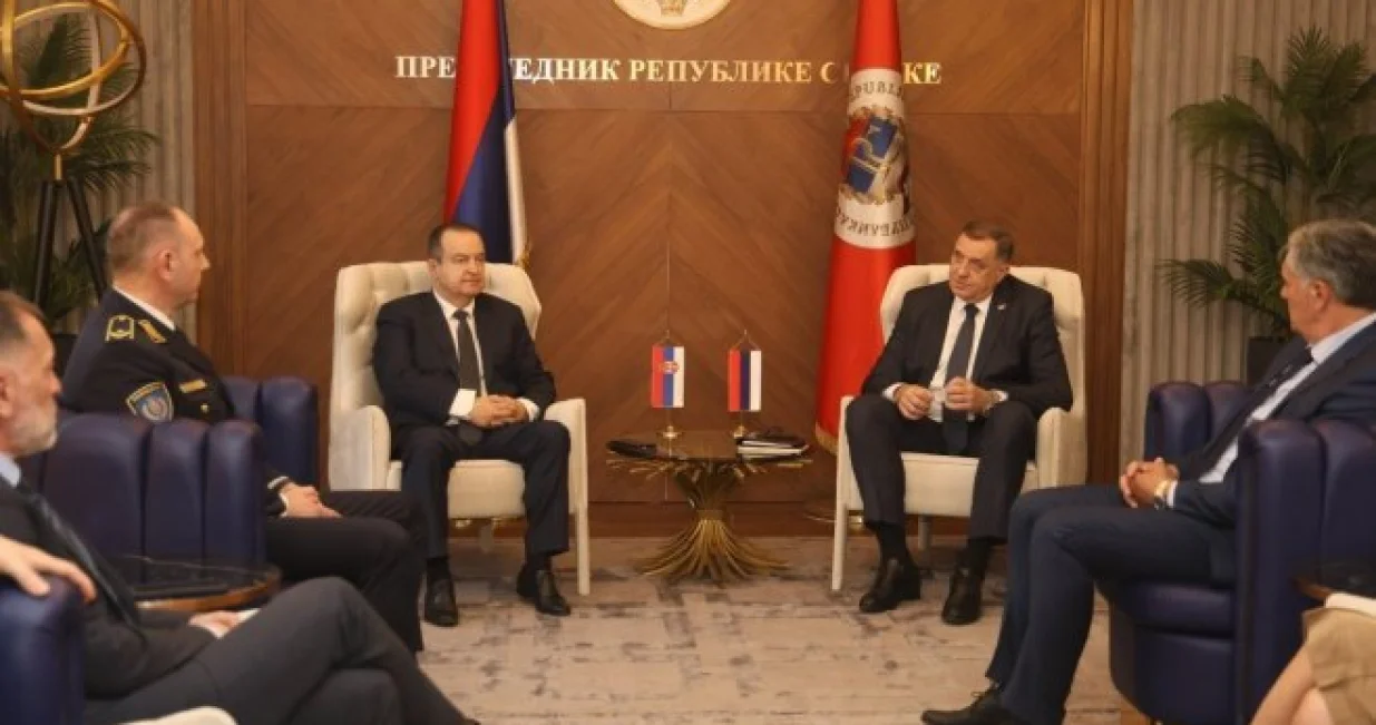 Ivica Dačić kod Dodika u Banjoj Luci/