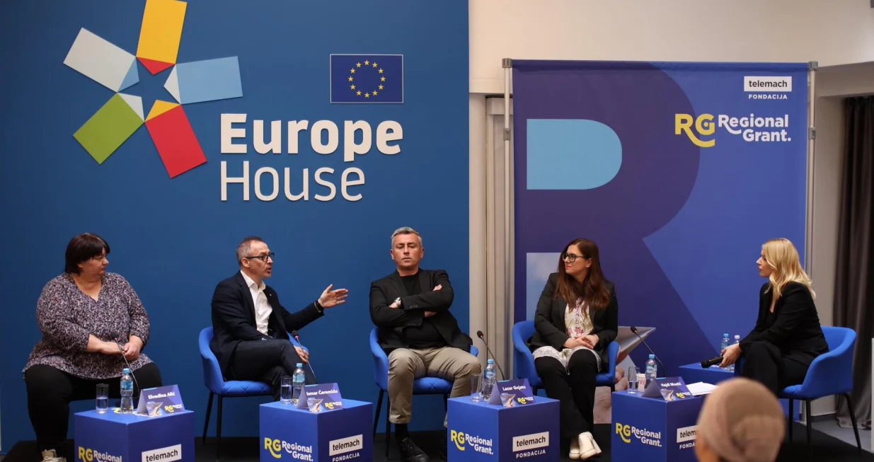 U prostorijama Europe House u Sarajevu, u organizaciji kompanije Telemach BH i Telemach fondacije, 4. aprila održana je Završna konferencija Programa regionalnih grantova (PRG)//