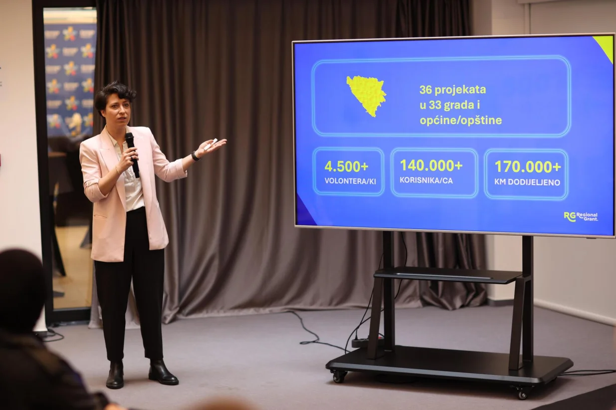 U prostorijama Europe House u Sarajevu, u organizaciji kompanije Telemach BH i Telemach fondacije, 4. aprila održana je Završna konferencija Programa regionalnih grantova (PRG)//