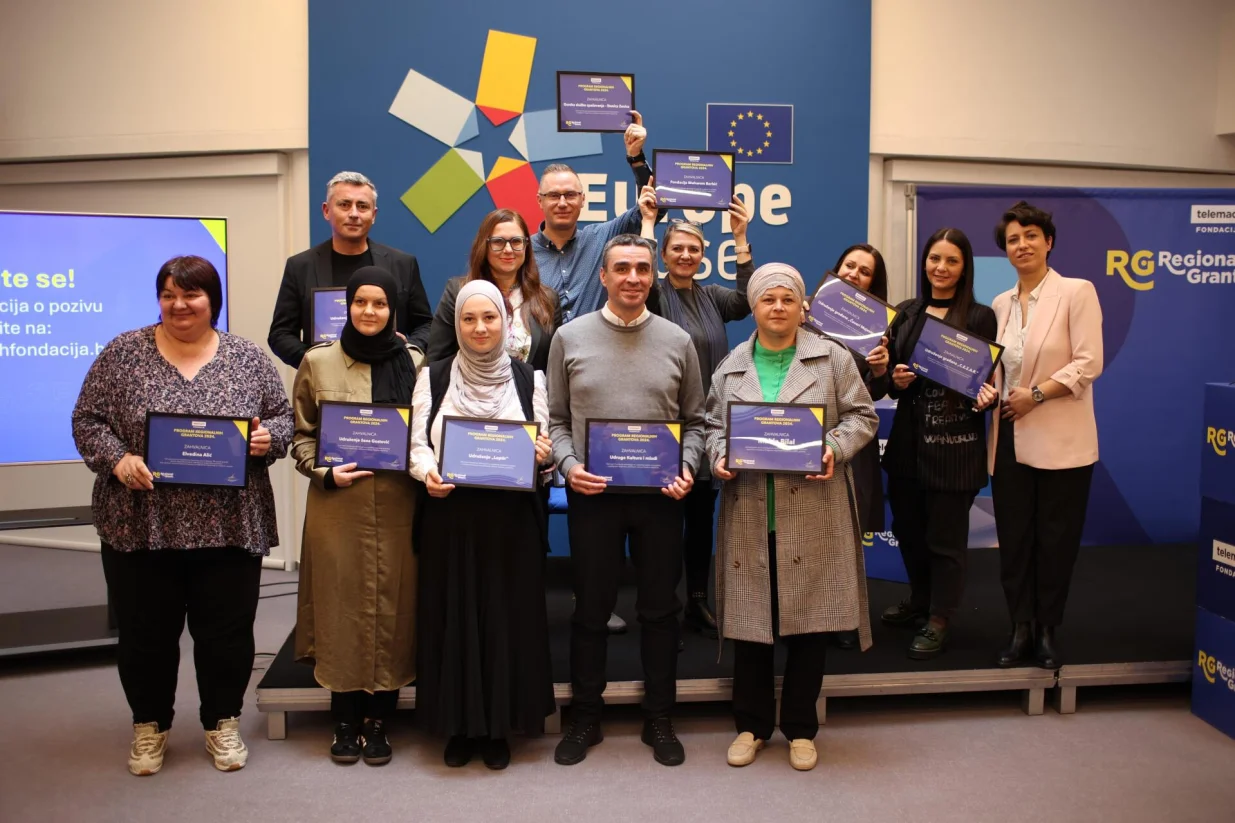 U prostorijama Europe House u Sarajevu, u organizaciji kompanije Telemach BH i Telemach fondacije, 4. aprila održana je Završna konferencija Programa regionalnih grantova (PRG)//