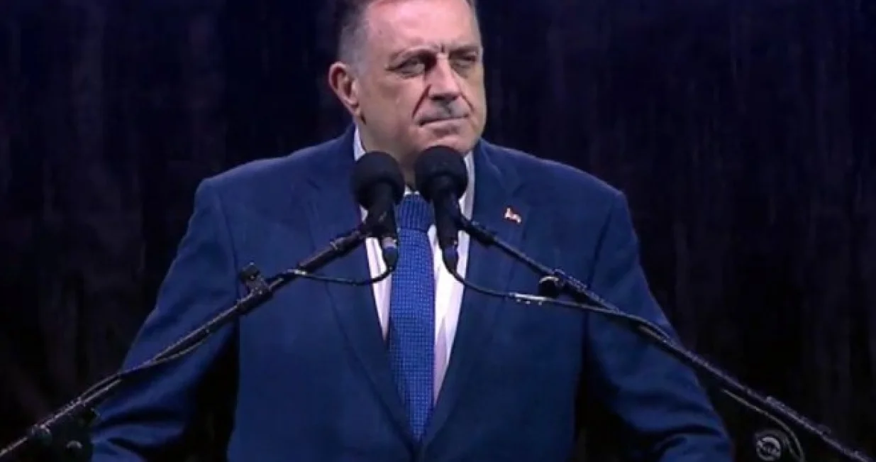 Milorad Dodik, obraćanje u Beogradu, prvi izlazak iz BiH nakon raspisivanja potjernice/Rtrs