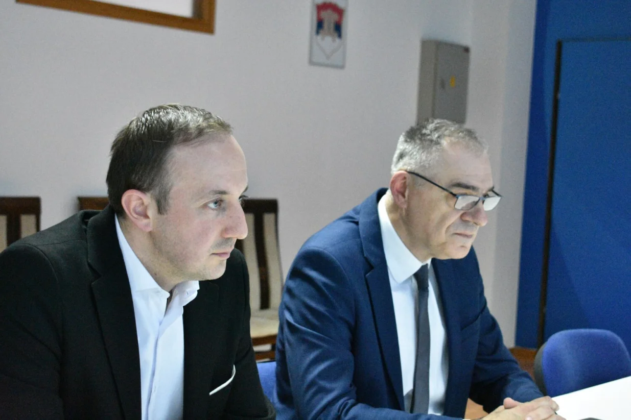 Anna Lurhmann, njemačka ministrica, sastala se sa predstavnicima SDS-a Milanom Miličevićem i Ognjenom Bodirogom/