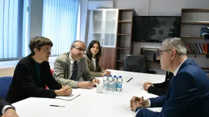 Anna Lurhmann, njemačka ministrica, sastala se sa predstavnicima SDS-a Milanom Miličevićem i Ognjenom Bodirogom/