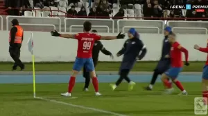 Gol Despotovića za 1:0 (FOTO: Screenshot/Arena Sport)