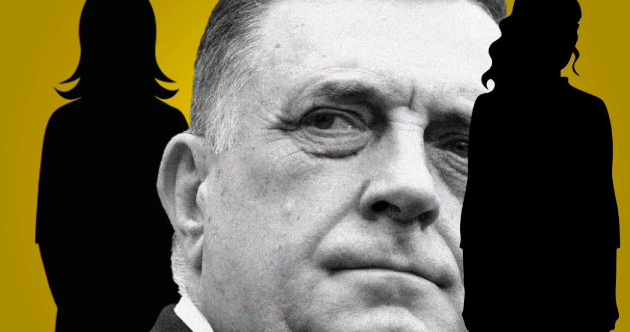 Kolumna Vildane Selimbegović: Dodikov obračun sa (ženskim) svijetom/Ilustracija/Benjamin Krnić