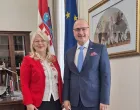U Ministarstvu vanjskih i europskih poslova Republike Hrvatske u ponedjeljak je održan sastanak između veleposlanice Bosne i Hercegovine u Zagrebu, dr. sci. Elme Kovačević-Bajtal, i ministra Gordana Grlića Radmana//