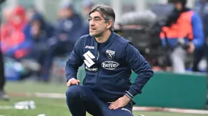 epa10389090 Torino coach Ivan Juric reacts during the Italian Serie A soccer match between Torino FC and Hellas Verona FC at the Olimpico Grande Torino stadium in Turin, Italy, 04 January 2023. EPA/Alessandro Di Marco