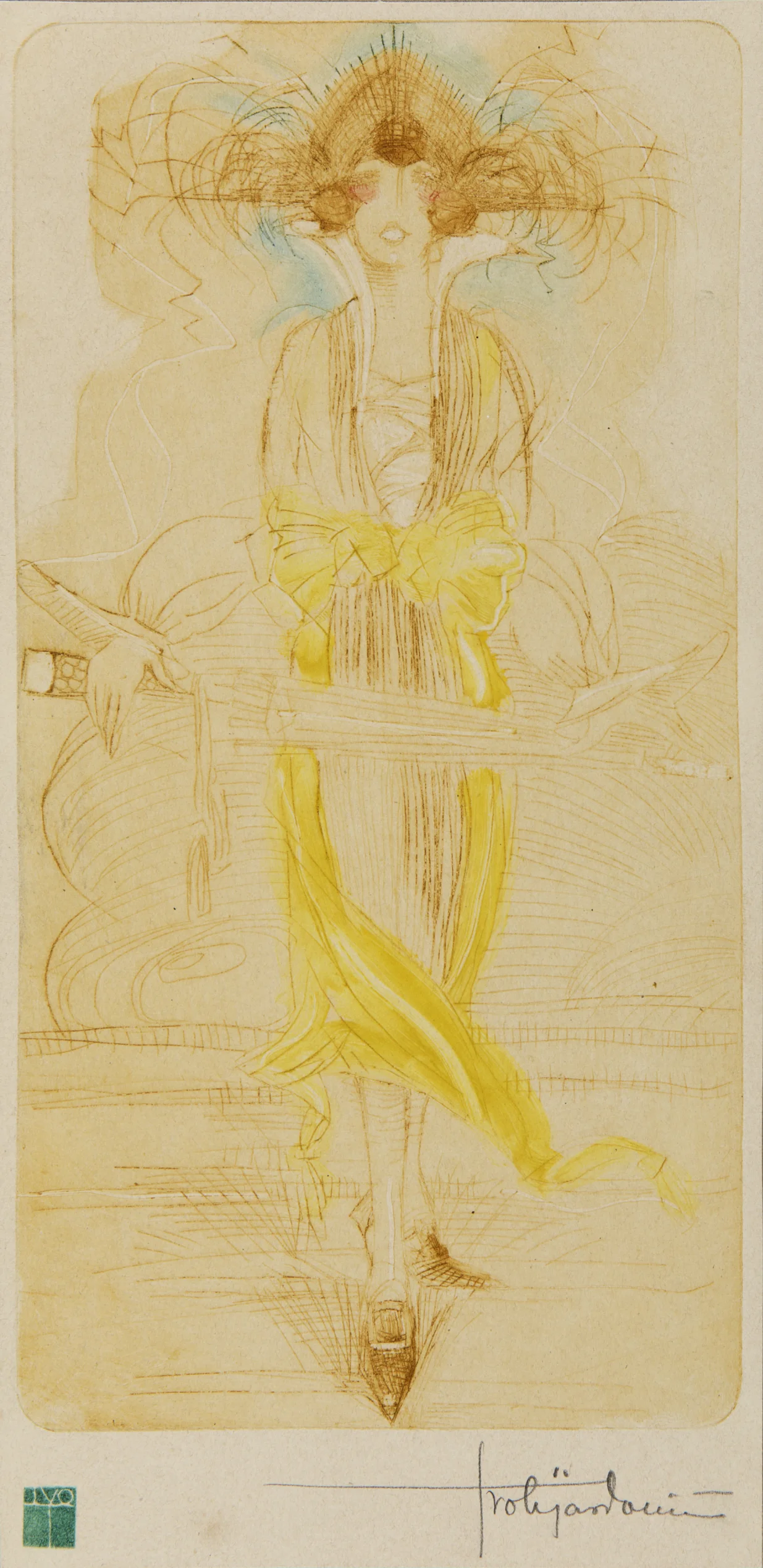 Iz grafičke mape "Macchiette", 1923, Grafička zbirka Sveučilišne knjižnice u Splitu /ROBERT MATIĆ/