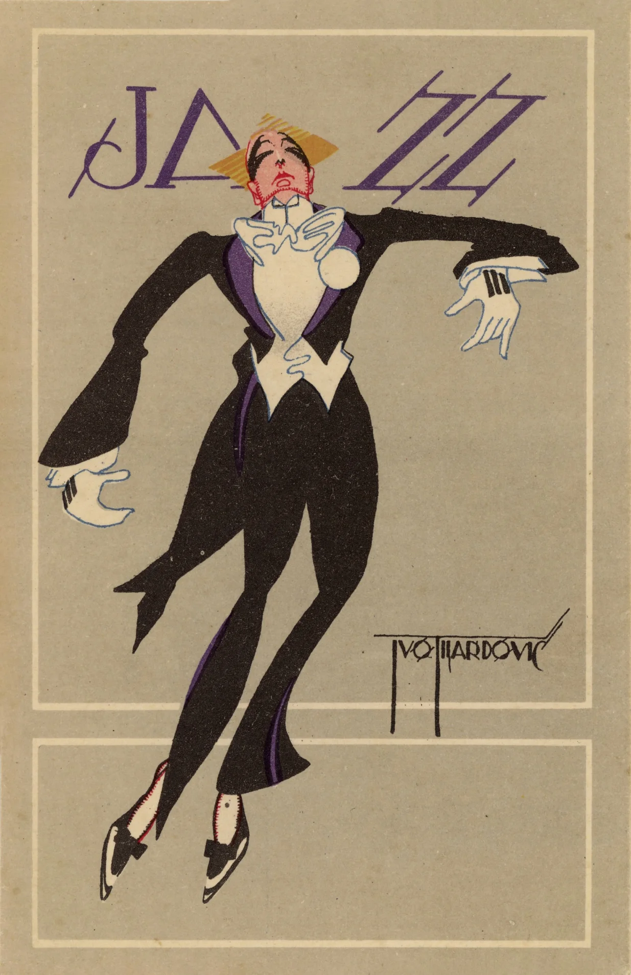 Dopisnica, rane 1920-e, Internacionalni plesovi/