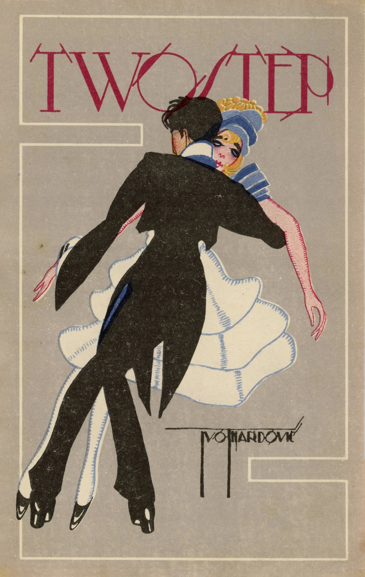 Dopisnica, rane 1920-e, Internacionalni plesovi/