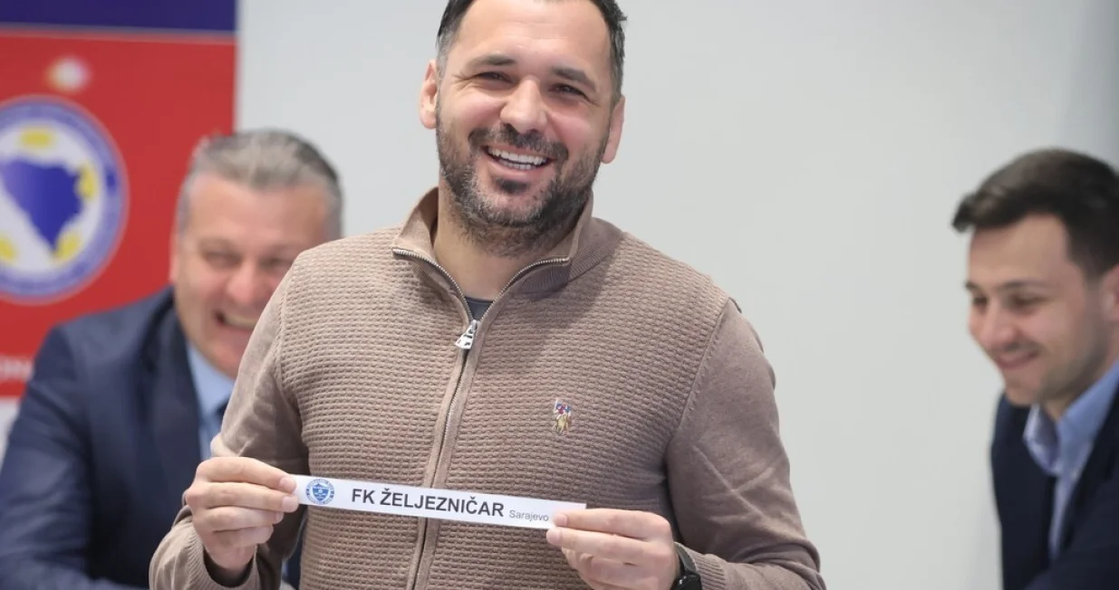 Muamer Svraka na žrijebu (FOTO: N/FSBiH)