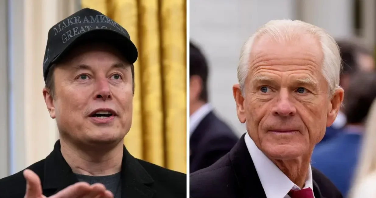 elon musk peter navarro//