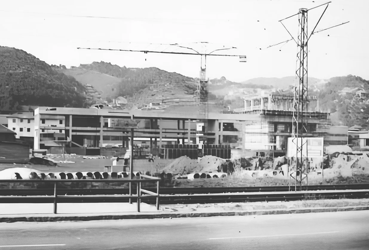 Za vrijeme izgradnje RTV doma/