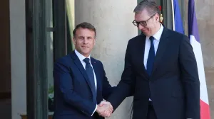 aleksandar vučić, emmanuel macron, francuska, pariz/Ümit Dönmez