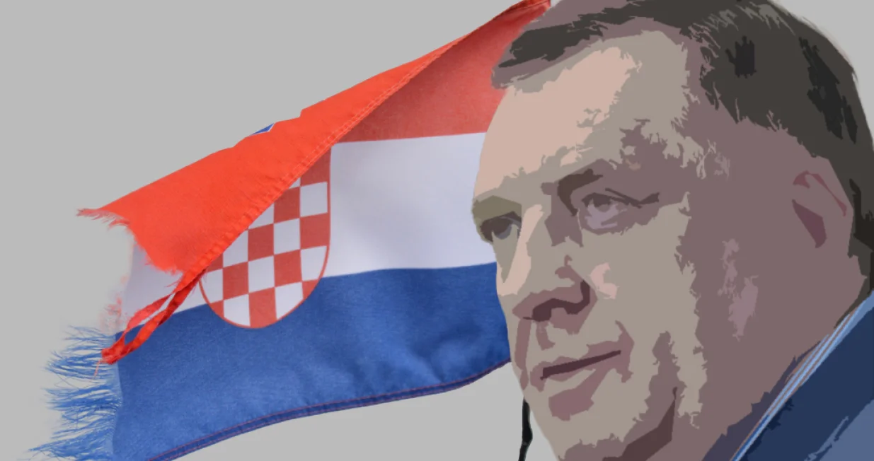 Andrej Plenković, Milorad Dodik, vizual za kolumnu, Plenković revisited/Benjamin Krnić