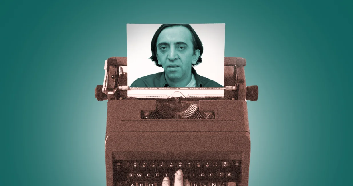 Novinarstvo, frustracija, Senad Avdić, vizual za kolumnu/Benjamin Krnić