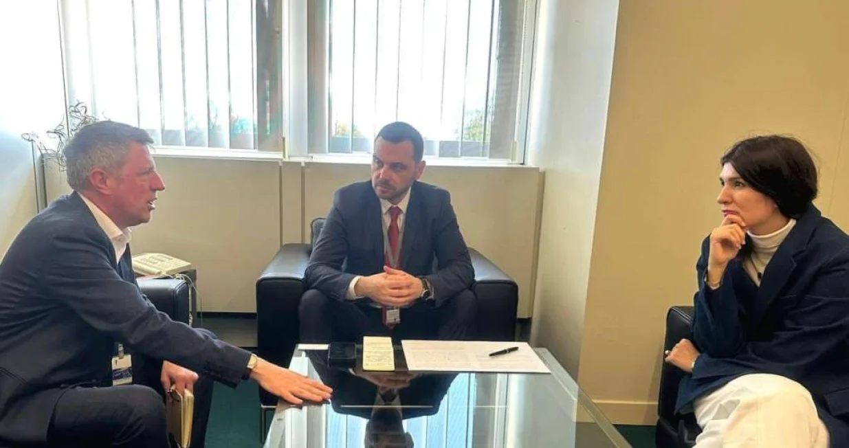 Predsjedavajući Delegacije Parlamentarne skupštine Bosne i Hercegovine (PSBiH) u Parlamentarnoj skupštini Vijeća Evrope (PSVE) Saša Magazinović i članica Delegacije Sabina Ćudić održali su danas u Strazburu sastanak sa Jamesom MacClearyjem, članom Parlamenta Velike Britanije i liberaldemokratskim glasnogovornikom za Evropu.//