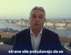Orban je poruku poslao sa vidikovca iznad Dunava u Budimpešti/Screenshot// Screenshot 