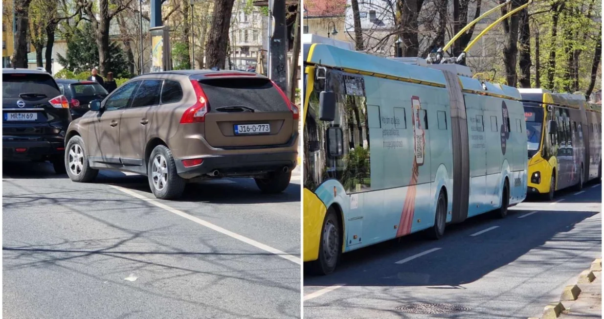 Sudarila se dva vozila/Sanel Konjhodžić/Oslobođenje/