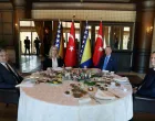 Antalija, Turska - 12. april 2025:Predsjednik Turske Recep Tayyip Erdogan sastao se u subotu na marginama Diplomatskog foruma u Antaliji sa ДЌlanovima PredsjedniЕЎtva Bosne i Hercegovine (TCCB/MustafaВ KamacД± - Anadolu Agency)/
