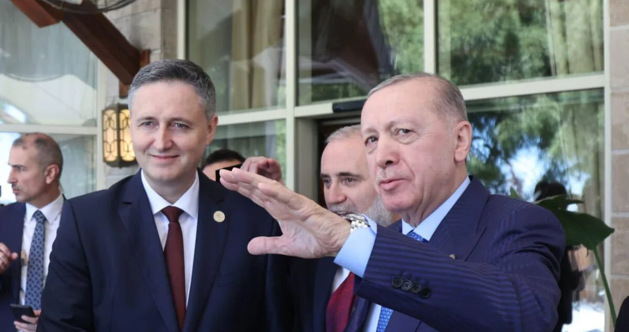 Denis Bećirović i Recep Tayyip Erdogan/Facebook