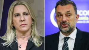 Željka Cvijanović i Elmedin Konaković/