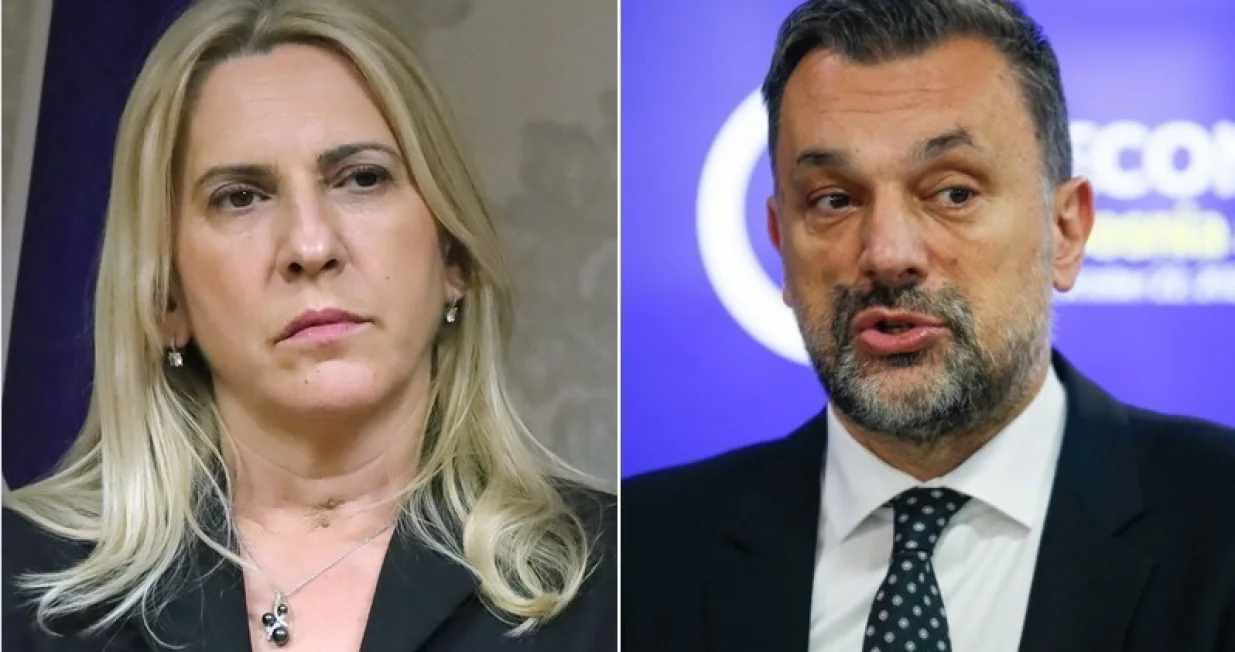 Željka Cvijanović i Elmedin Konaković/