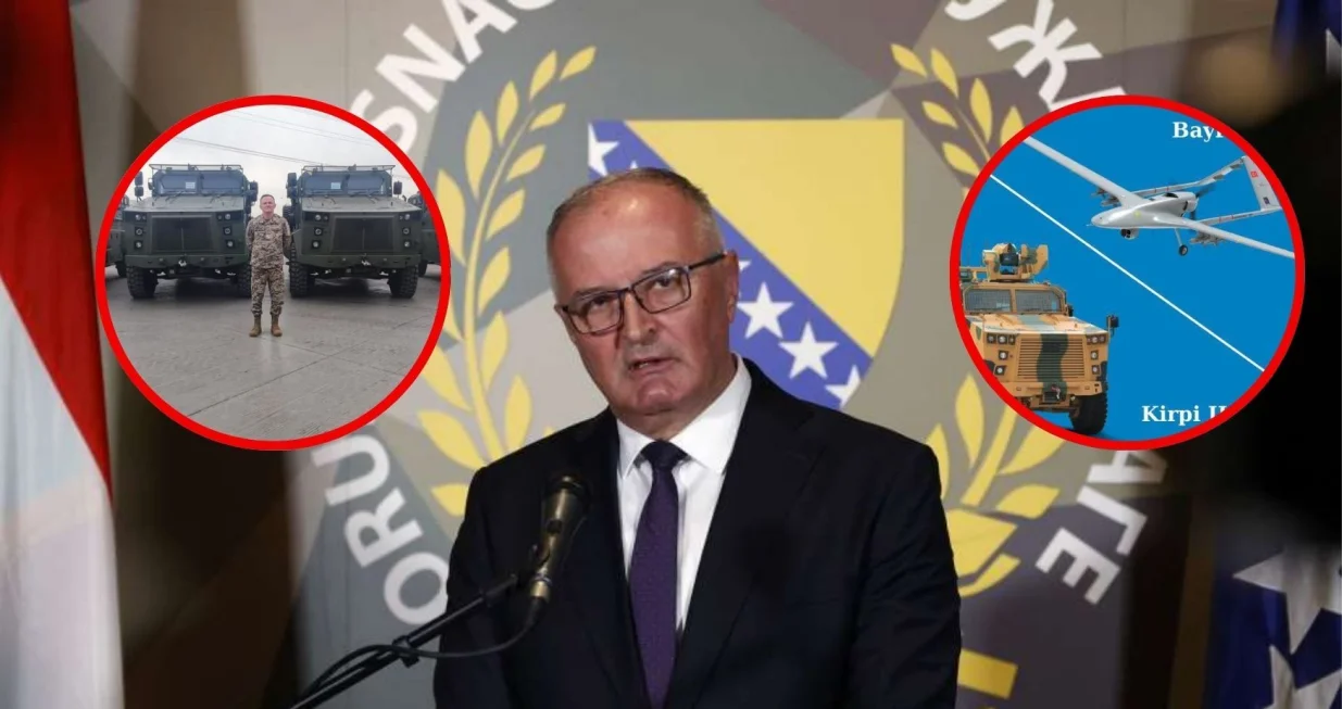 Zukan Helez, OS BiH, nova oprema, dronovi, helikopter, oklopnjaci/Canva