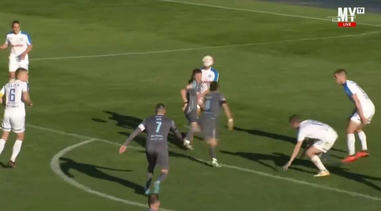 Gol Dangubića protiv GOŠK-a (FOTO: Screenshot/MYTV)