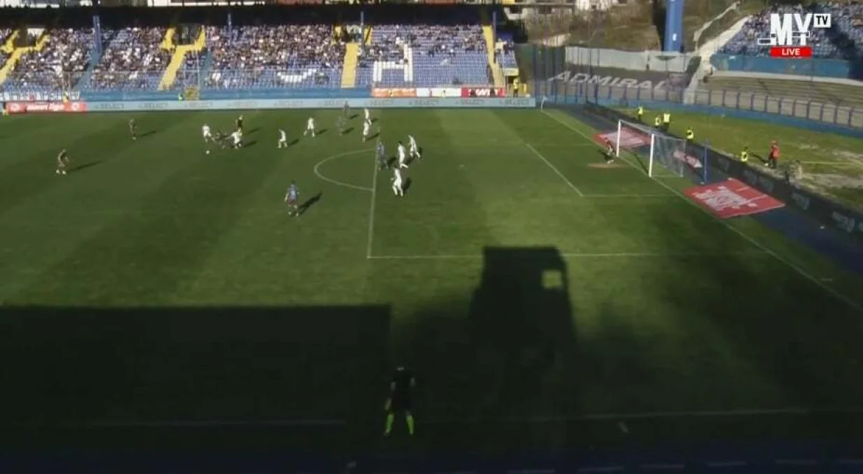 Gol Dangubića protiv GOŠK-a (FOTO: Screenshot/MYTV)