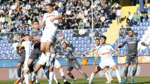 Detalj sa utakmice na Grbavici (FOTO: Sanel Konjhodžić - Sport1.ba)