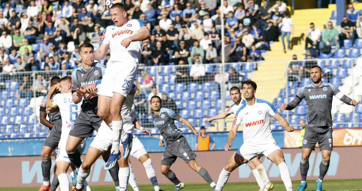 Detalj sa utakmice na Grbavici (FOTO: Sanel Konjhodžić - Sport1.ba)