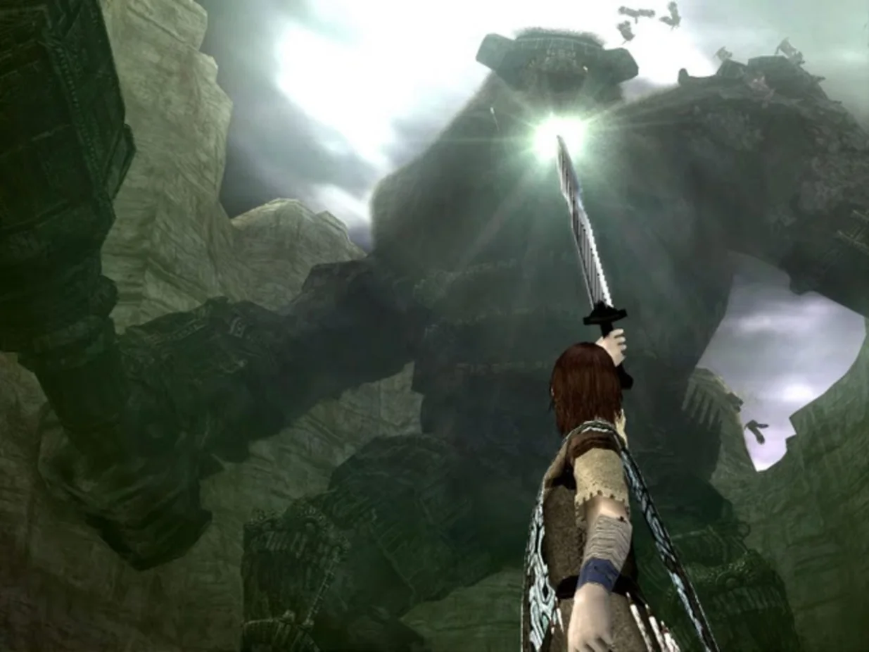 shadow of the Colossus 2005 screenshot ps2/Launchbox Games Database