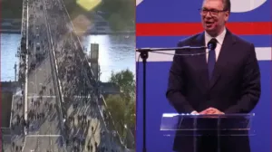 aleksandar vučić, skup, beogra, srbija, ne damo srbiju/Screenshot