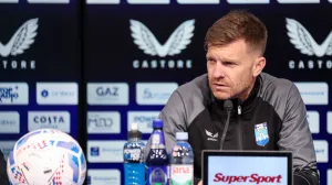 12.04.2025., Zagreb - SuperSport Prva HNL, 29. kolo, GNK Dinamo - NK Osijek. Konferencija za medije NK Osijek nakon utakmice. Simon Rozman Photo: Matija Habljak/PIXSELL