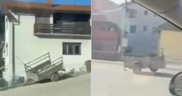 Prikolica se nije zaustavila/Screenshot/