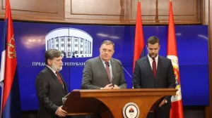 Milorad Dodik sa srpskim privrednicima iz Austrije/Borislav Zdrinja