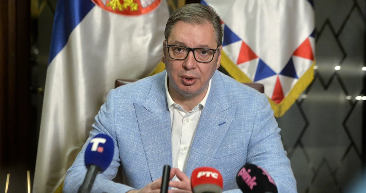 Aleksandar Vučić, predsjednik Srbije, vanredno obraćanje/Tanjug